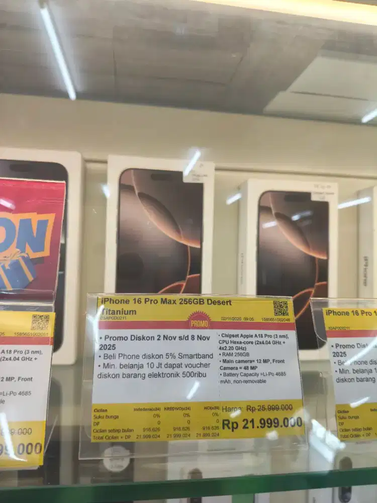 Bisa Kredit HP iPhone 16 Pro Max 256 Bisa Bunga 0