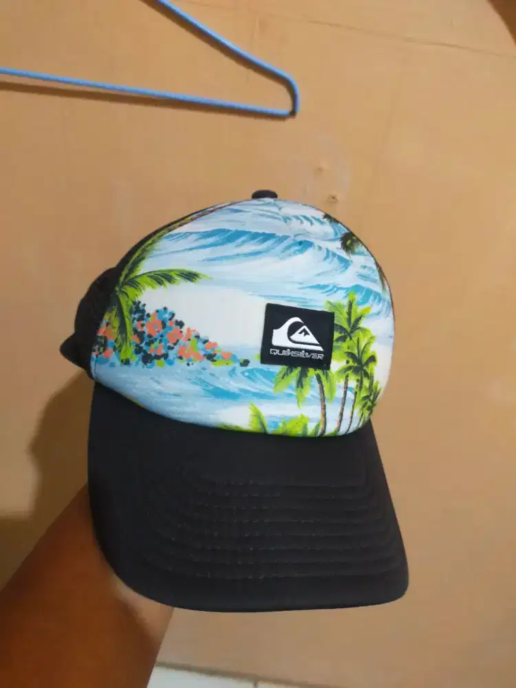 Topi jaring Quiksilver original
