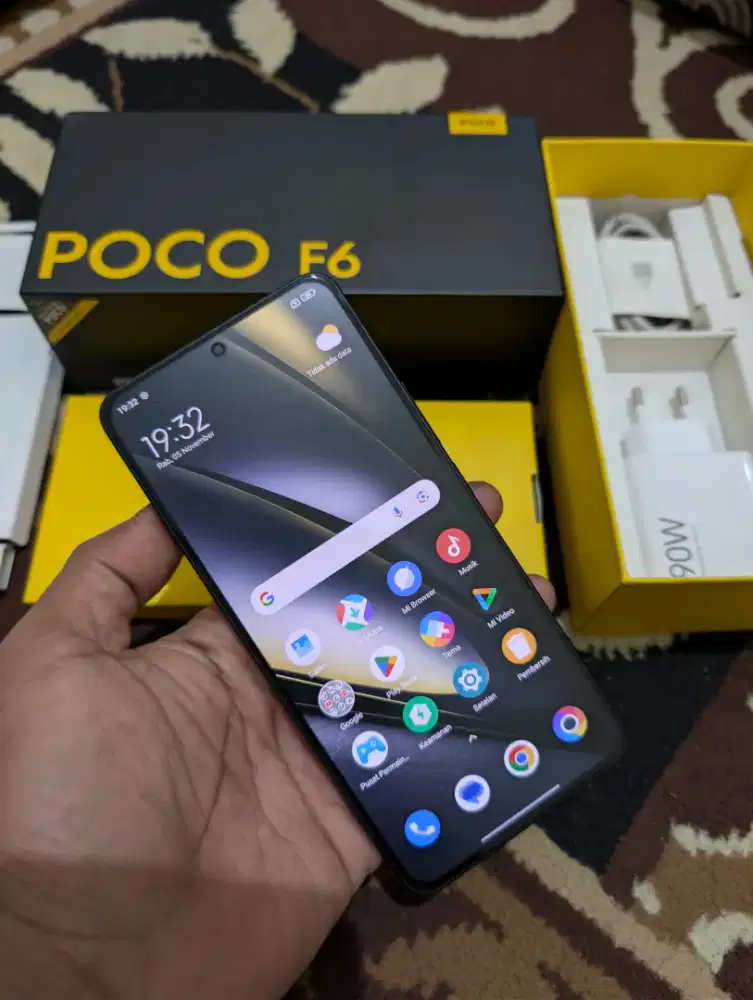 Poco F6 5G (8/256) Mulus Fullset Original
