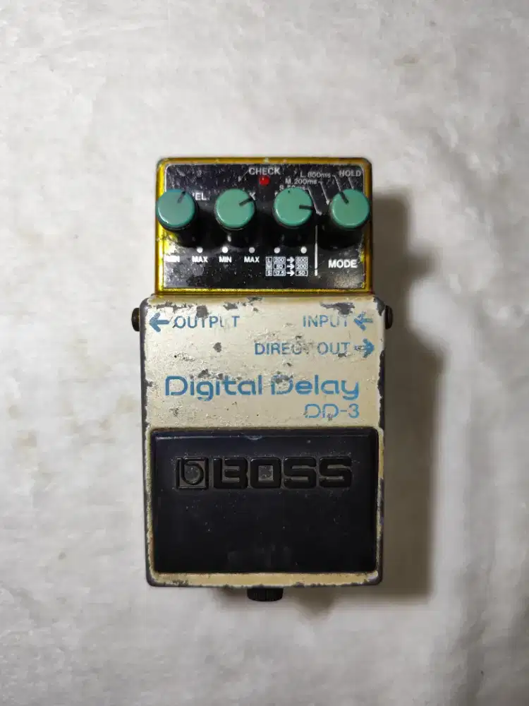 Boss DD3 Efek Digital Delay DD-3 Gitar Pedal Bass Alt Boss MXR Fender