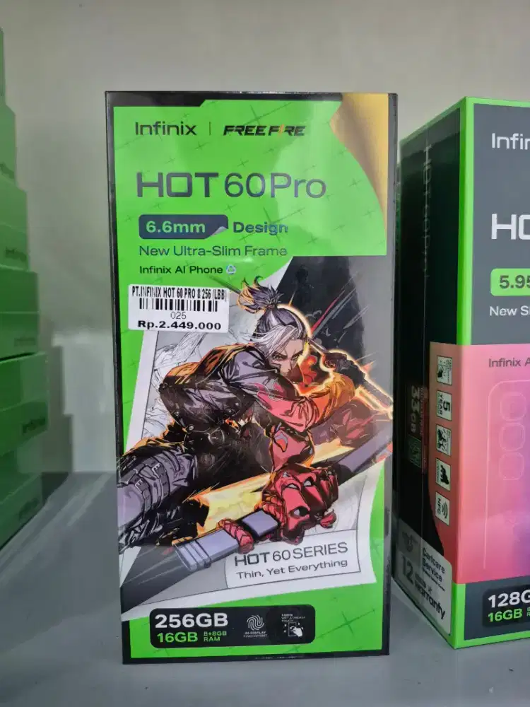 INFINIX HOT 60 PRO 8/256 GARANSI RESMI 1 TAHUN