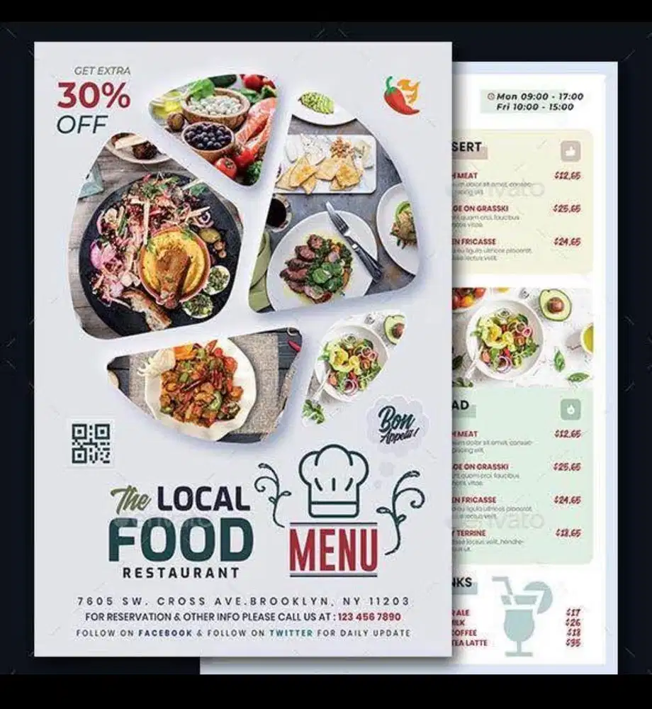 JASA PEMBUATAN DESIGN MENU/ KARTU NAMA/BUSINESS CARD/BROSUR/SERTIFIKAT