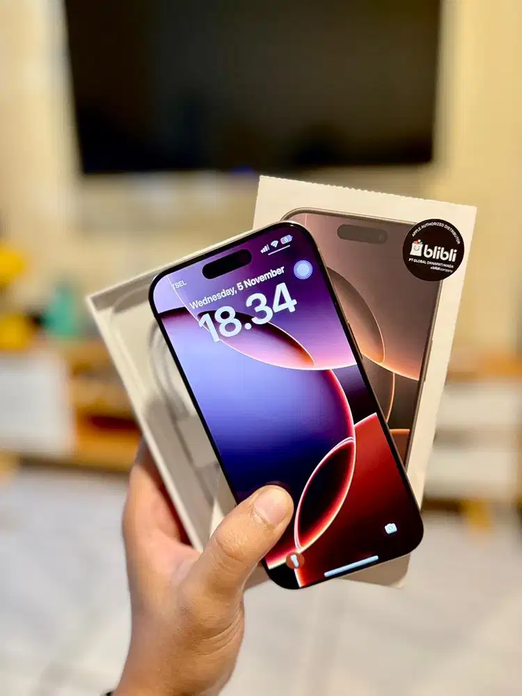 Iphone 16 Pro 128GB Dessert Titanium GARANSI ON