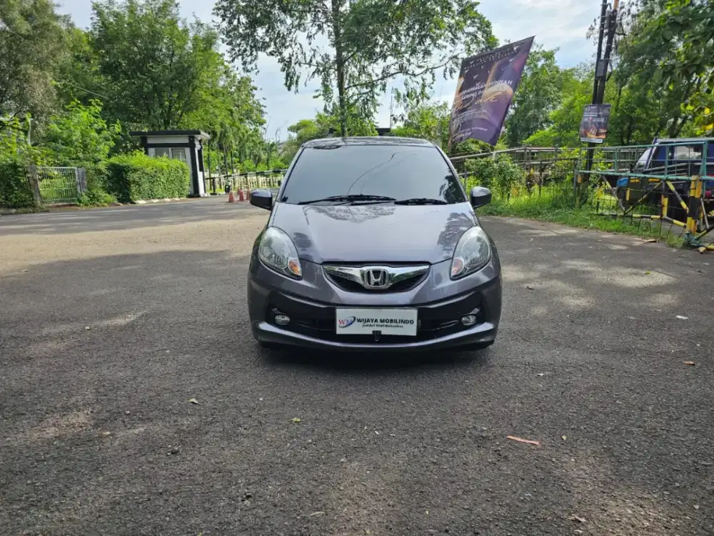 [PROMO DP 7 JUTA] HONDA BRIO E 1.2 AT 2015 - ABU ABU