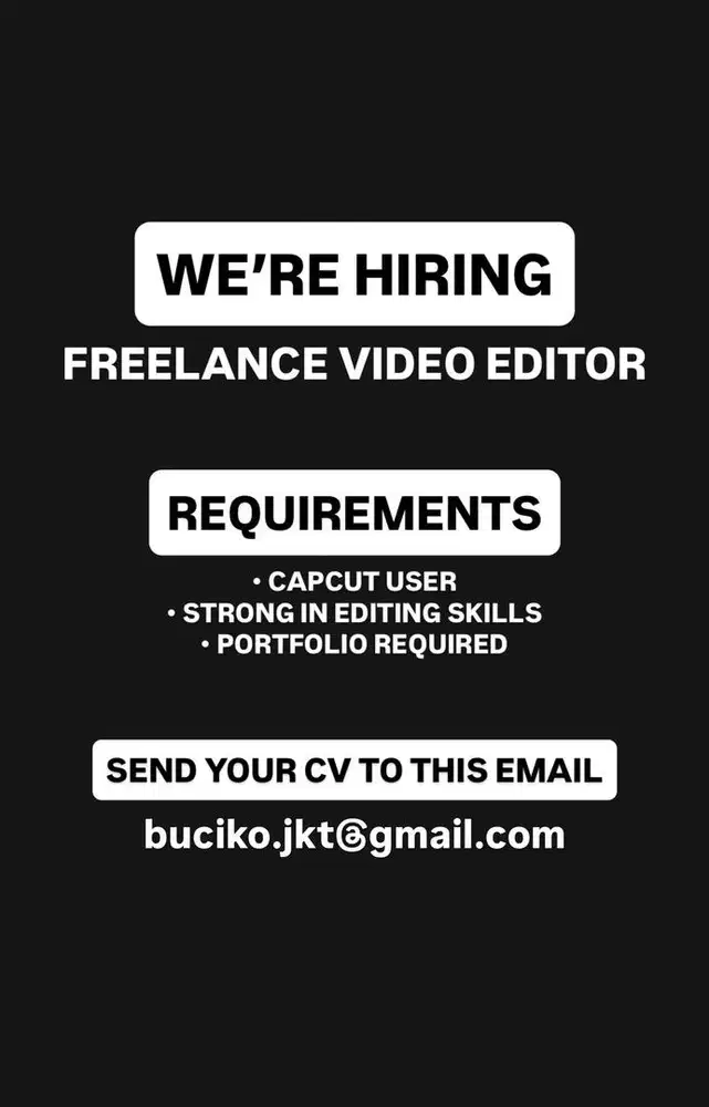 Freelance Video Editor