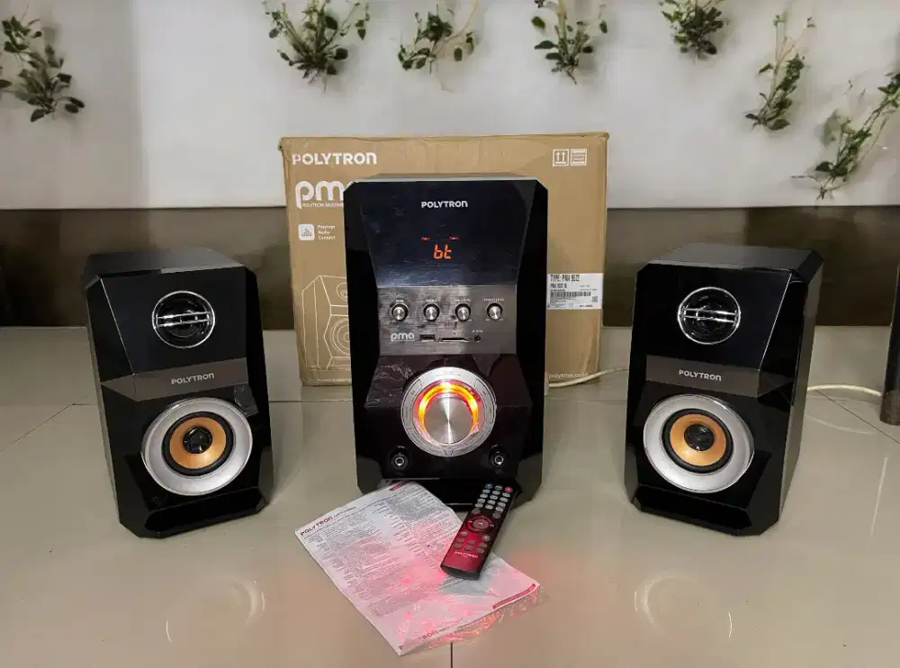 Salon Speaker POLYTRON PMA 9522 2.1 Karaoke & Record likenew