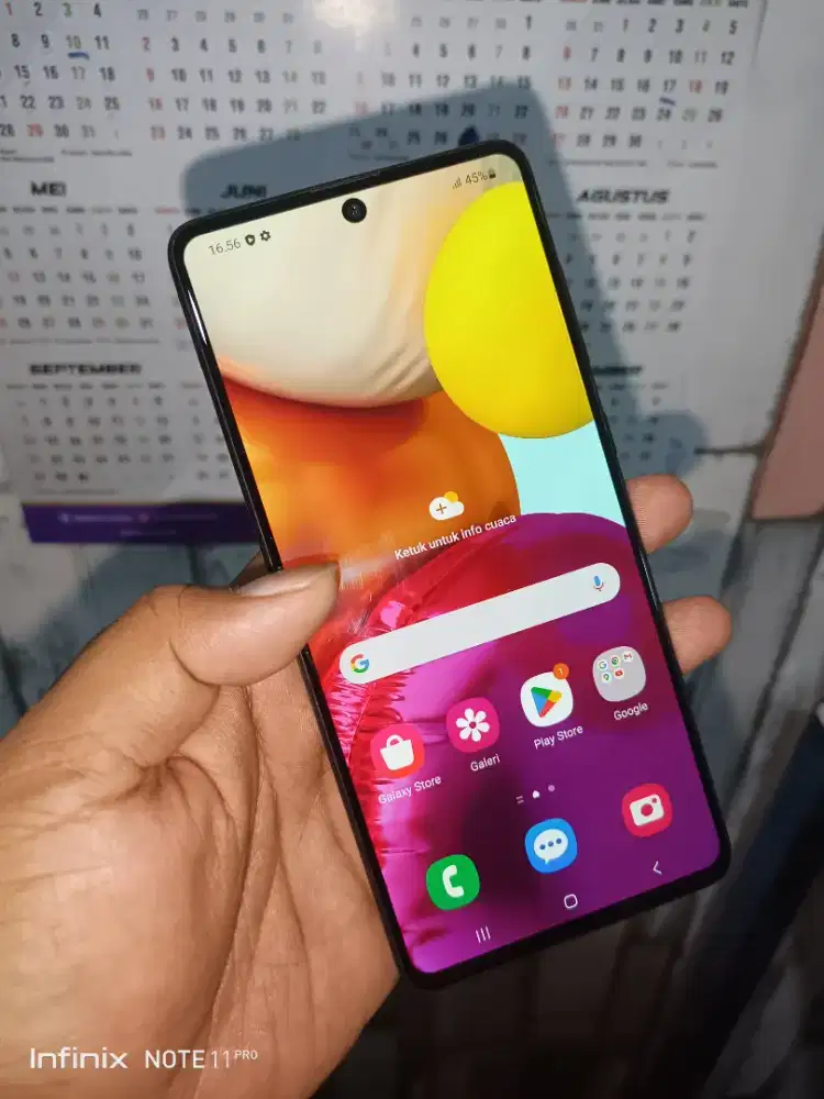 Samsung a71 NFC aktif ram8/128gb hp aja batangan