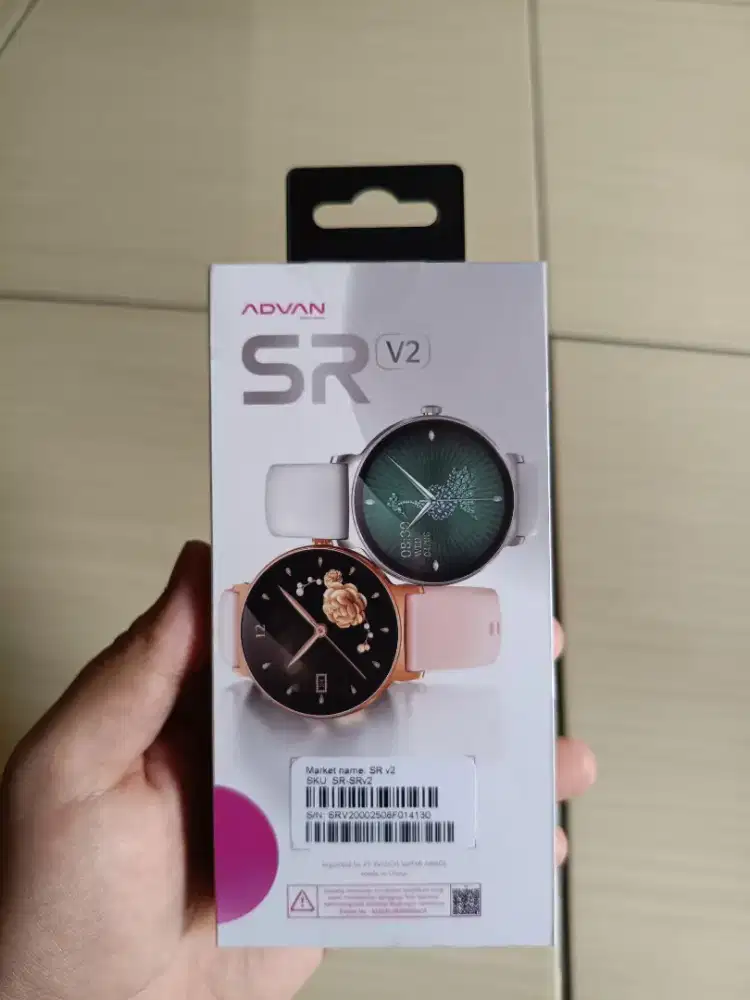 Advan Smartwatch SR V2 New Baru Original AI Voice Assistant Bluetooth