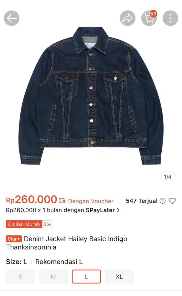 jaket denim thanksinsomnia