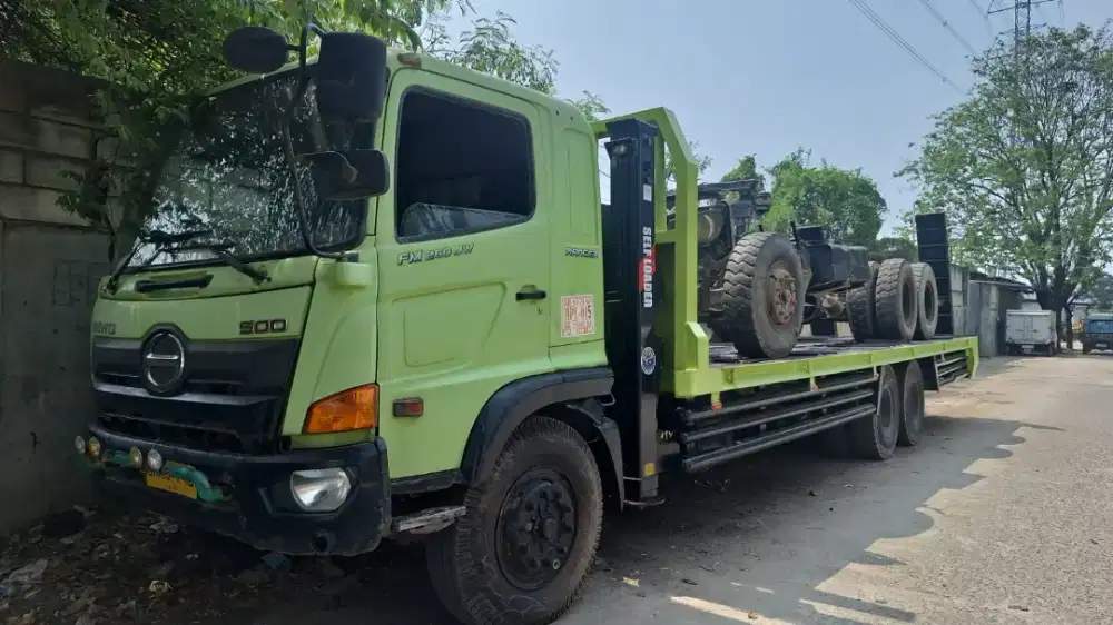 Hino Lohan 500 FM 260 JW 6×4 Selfloader  Crane Winch  Bio Solar Euro2