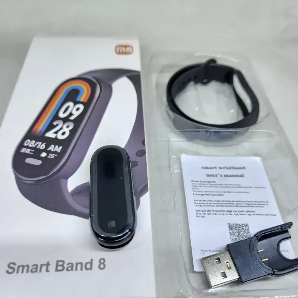 Xiaomi Smart Band 8 Active Layar Terang 1.47
