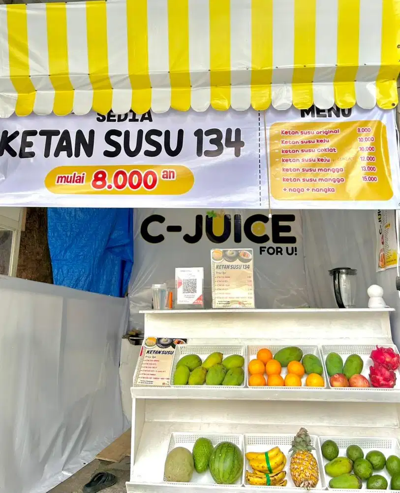 Pegawai juice & ketan susu