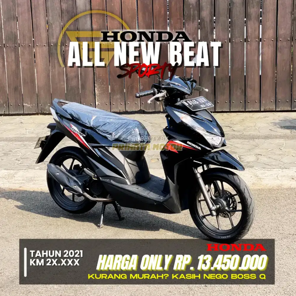 DP 2,3 Jutaan HONDA ALL NEW BEAT SPORTY 2021