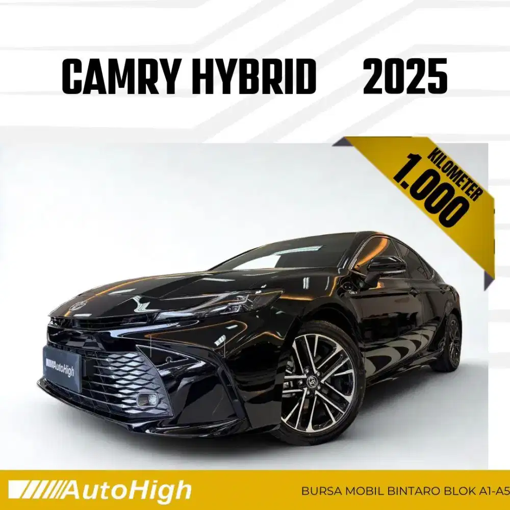 DP10% [Km1.000] Camry HEV Hybrid 2025 Black #AUTOHIGH