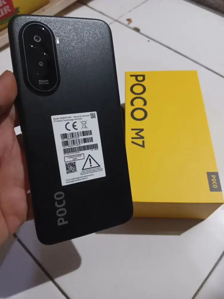 POCO M7 4G Ram 8+4/256 Mulus Fullset