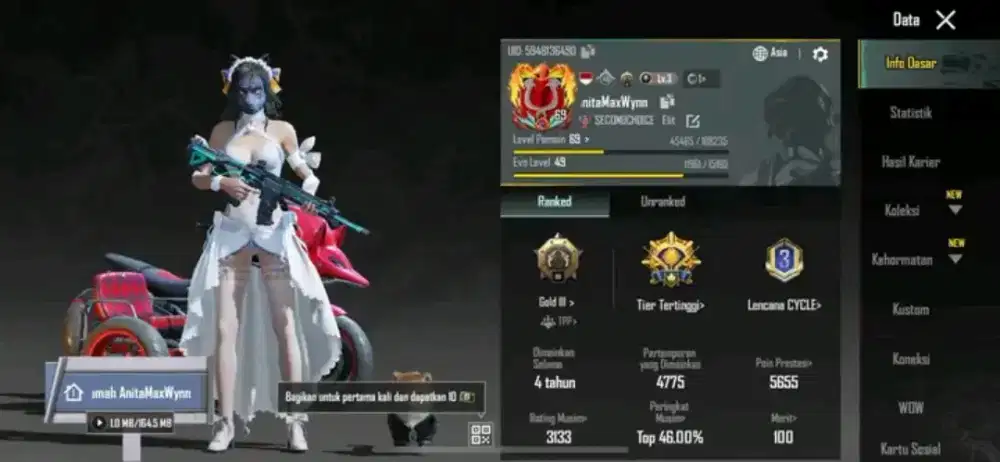 JUAL BELI AKUN PUBG MOBILE