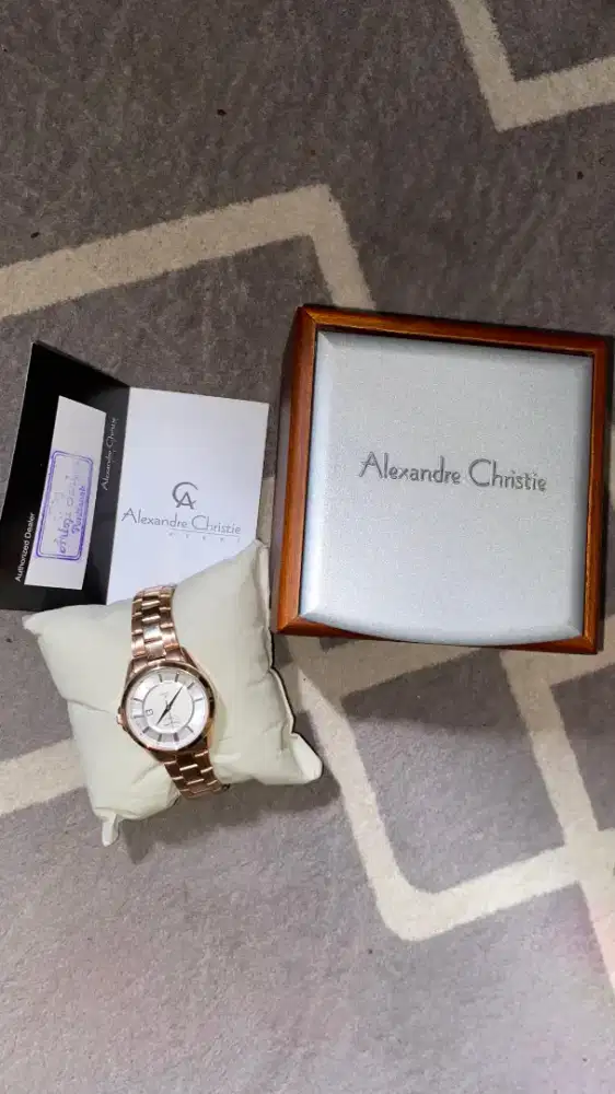jam tangan wanita Alexandre Christie Classic Steel AC 8675 LD 