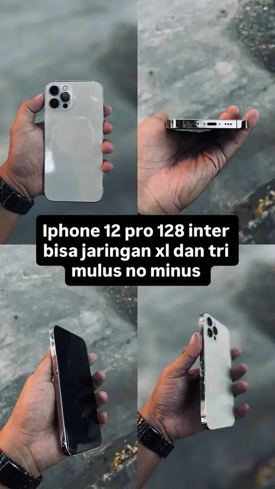 Iphone 12 pro 128 inter bisa jaringan xl dan tri mulus no minus