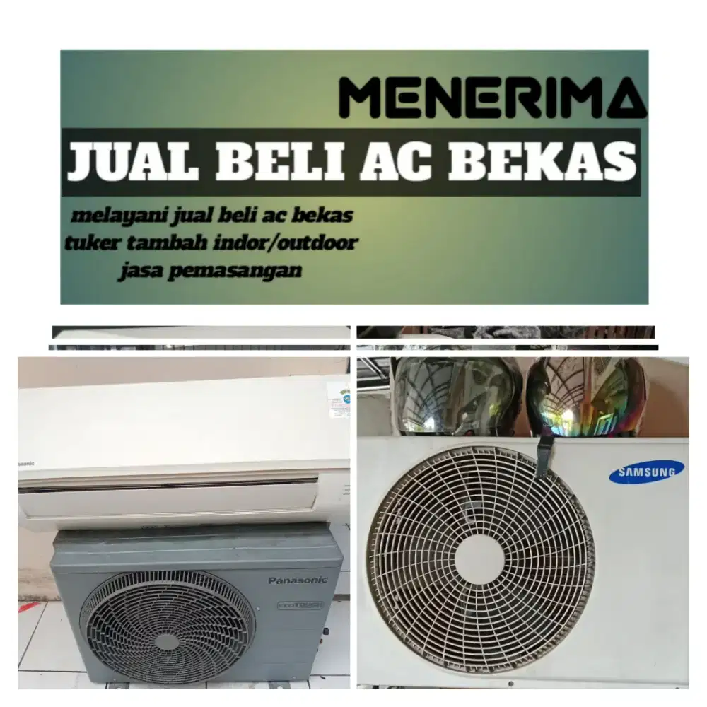 Terima ac bekas rusak