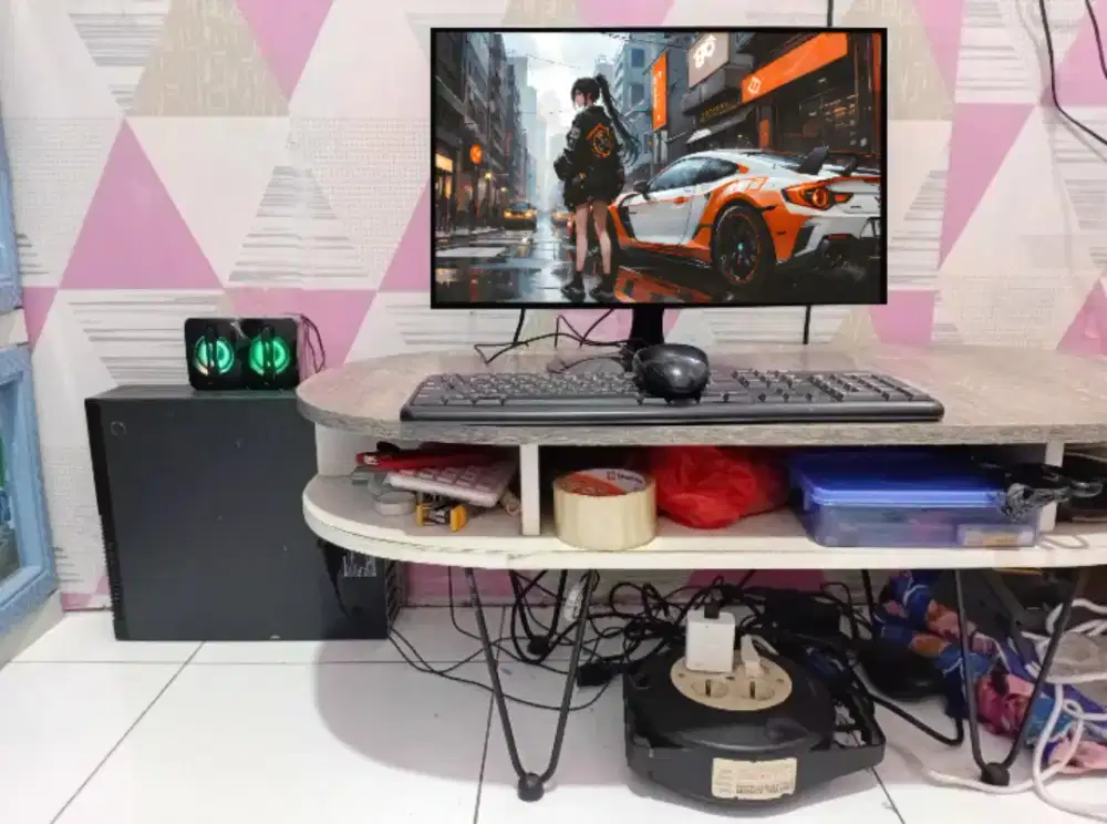 PC GAMING DESIGN + LCD + RAM 8 GB + VGA 1 GB + HD 500 GB + GAMES APP