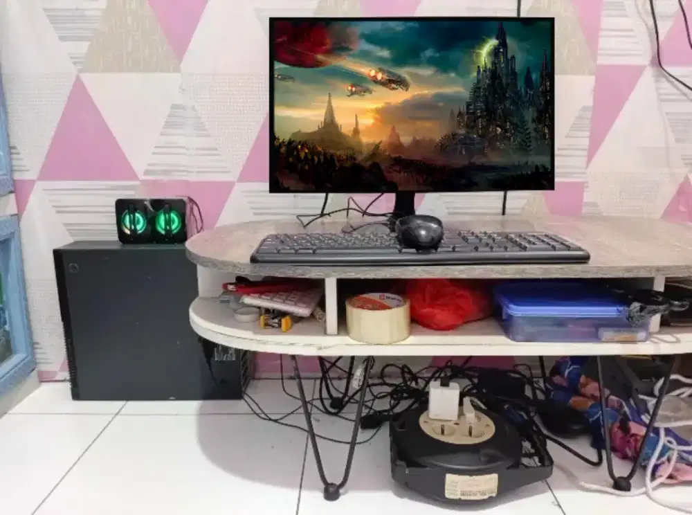 PC GAMING DESIGN + LCD + RAM 8 GB + VGA 1 GB + HD 500 GB + GAMES APP