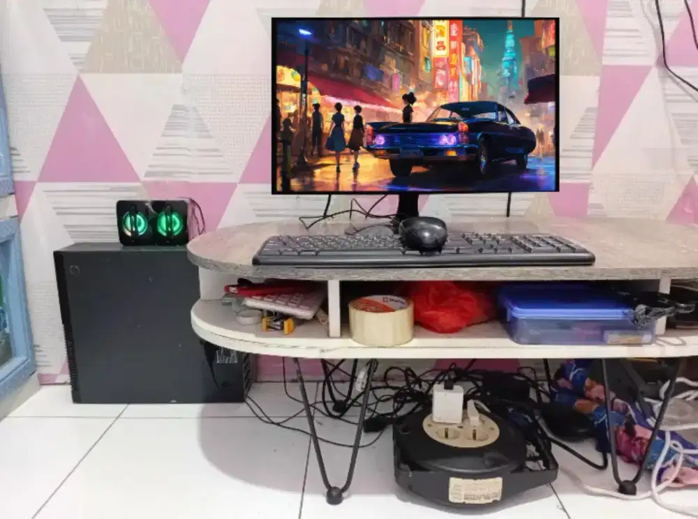 PC GAMING DESIGN + LCD + RAM 8 GB + VGA 1 GB + HD 500 GB + GAMES APP