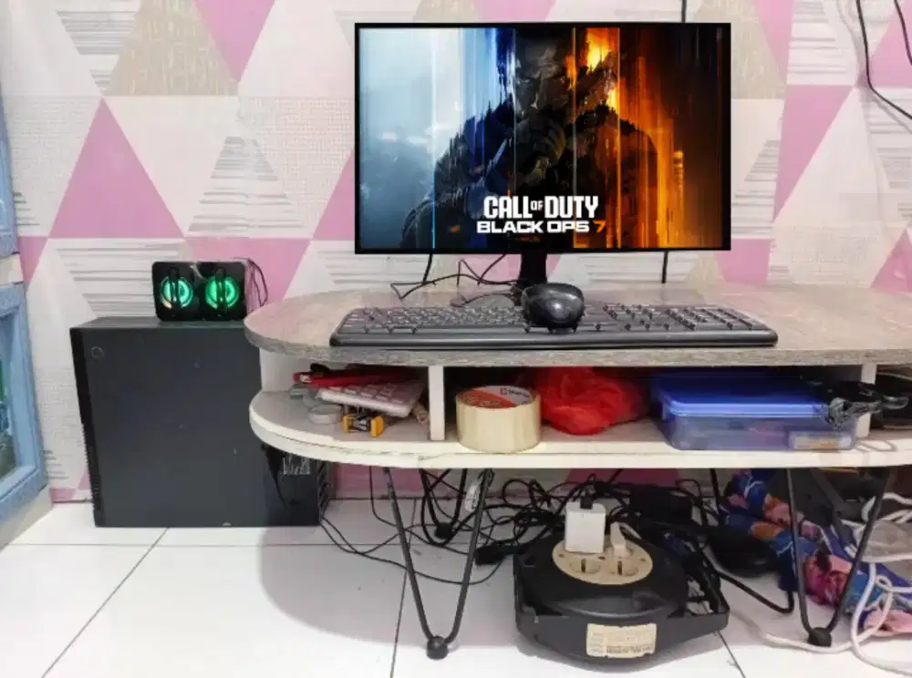 PC GAMING DESIGN + LCD + RAM 8 GB + VGA 1 GB + HD 500 GB + GAMES APP