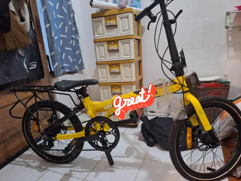 Sepeda lipat POLICE TEXAS BIKE TO WORK 8 speed