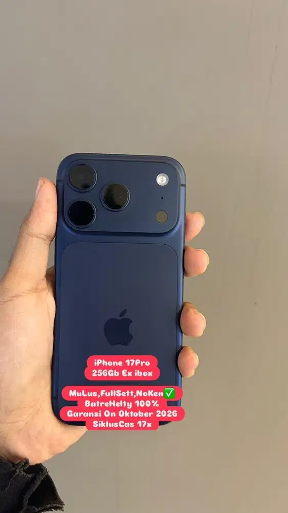 iPhone 17Pro internal 256Gb Ex ibox