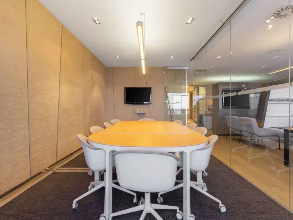 Pesan ruang kantor terbuka untuk segala ukuran bisnis di HQ Biliton