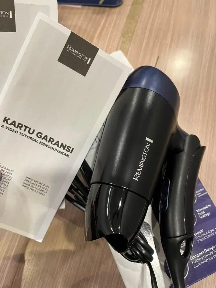 hairdryer/pengering rambut merk remington