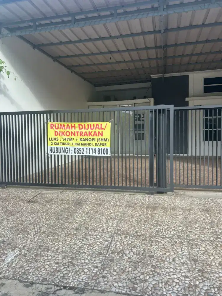 Jual rumah 1.3 M Nego ,Sewa Tahunan 40 jt Nego