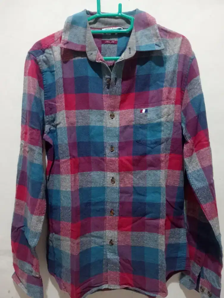 Kemeja Flannel Pria