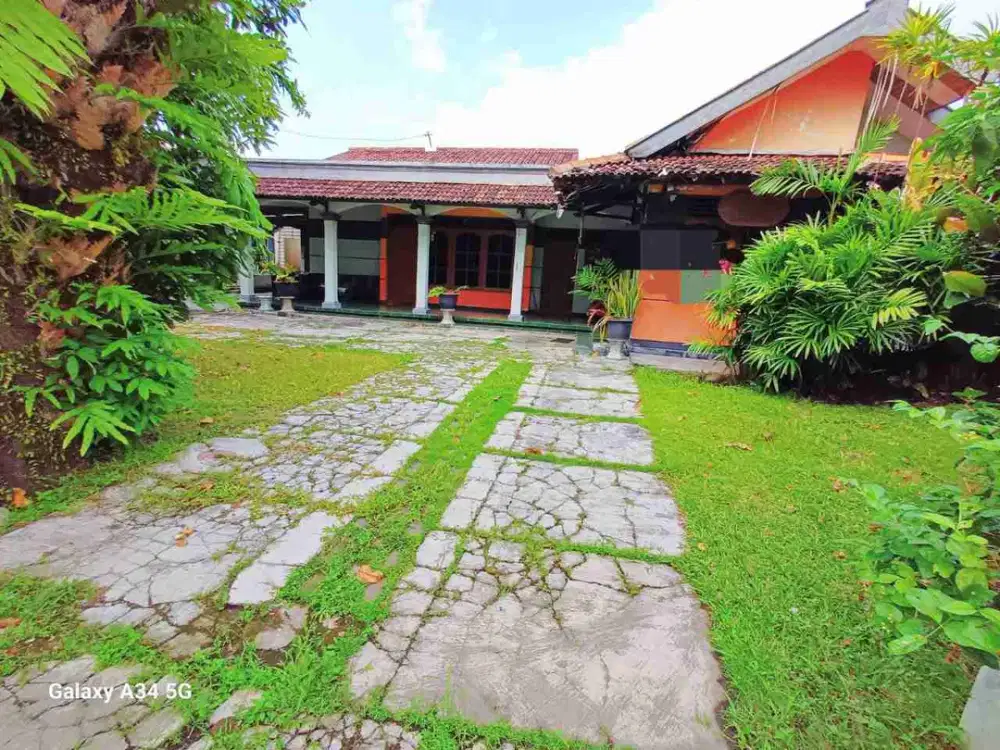 Rumah asri hitung tanah saja di tengah kota Solo dekat hotel Aston purwosari