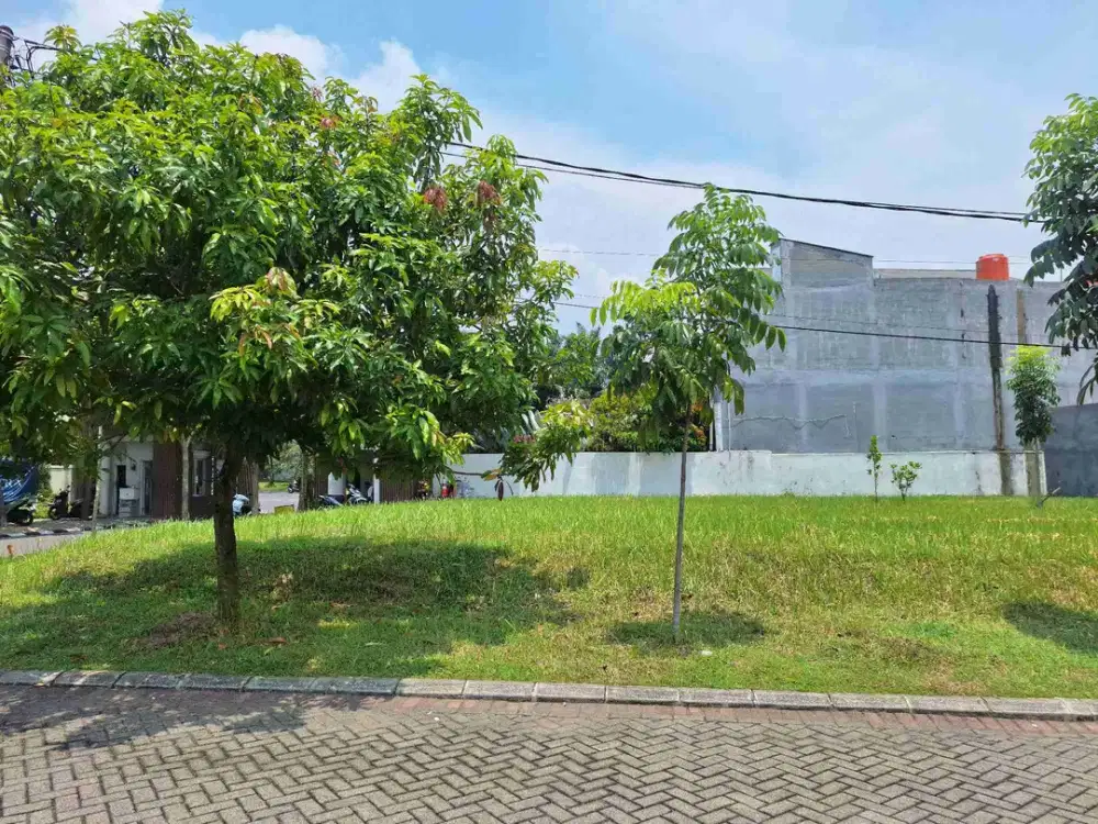 Dijual tanah kavling siap bangun posisi di hoek cluster premium di Citra Indah City Jonggol