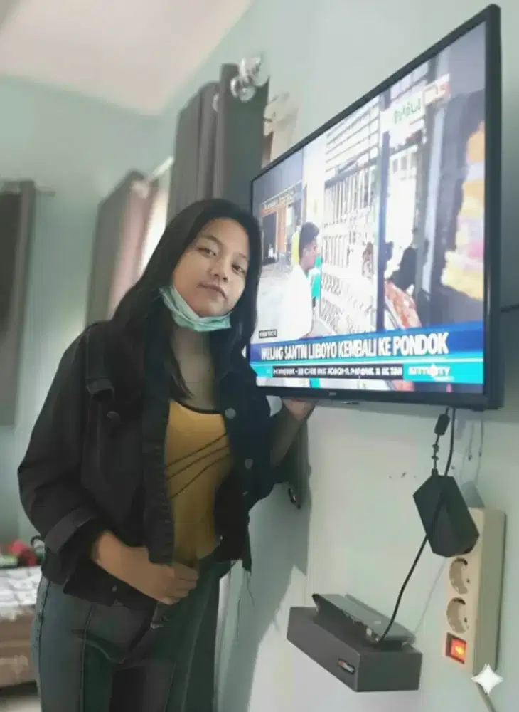 pasang & jual bracket buat gantungan tv led lcd di tembok rapih nyaman