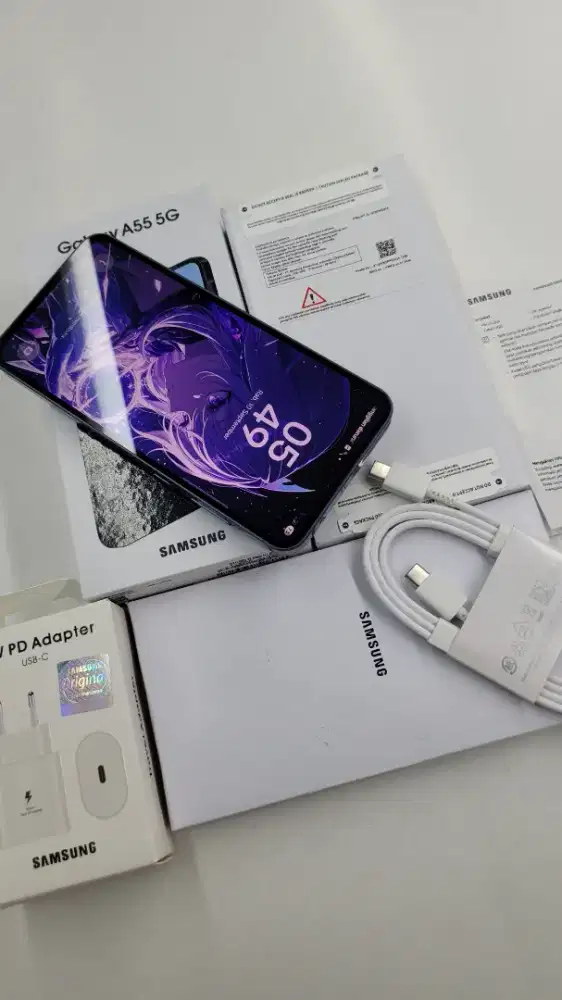 Samsung Galaxy A55 5G (12/256) Sein Resmi indonesia 99% mulus Like new