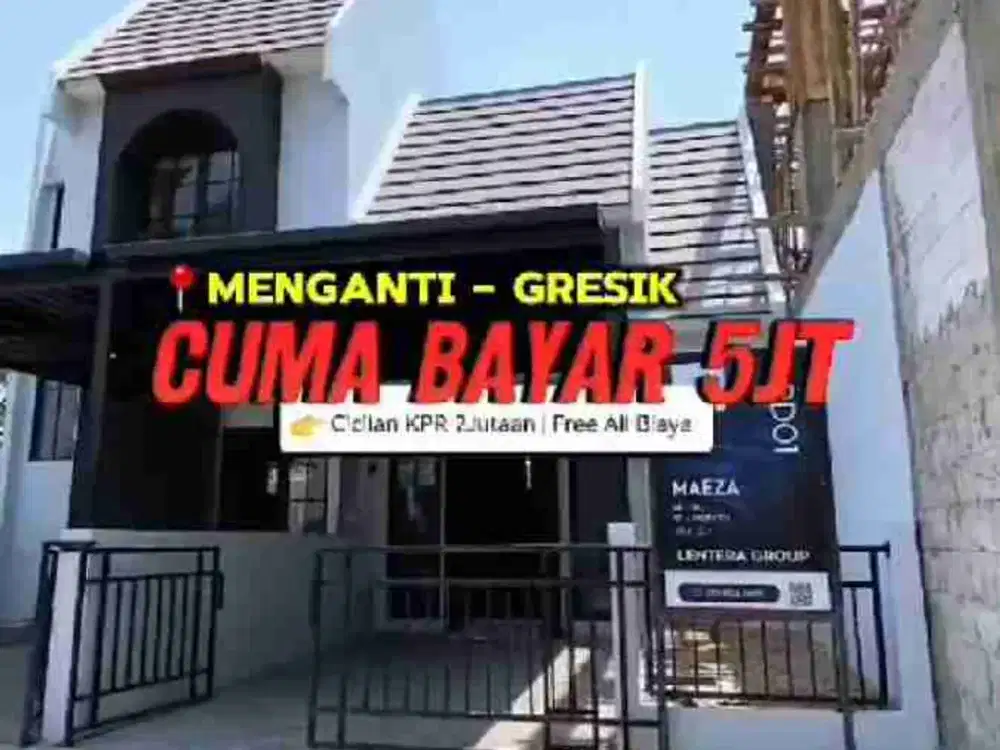 Rumah mewah 1 lantai+SHM Tanpa DP