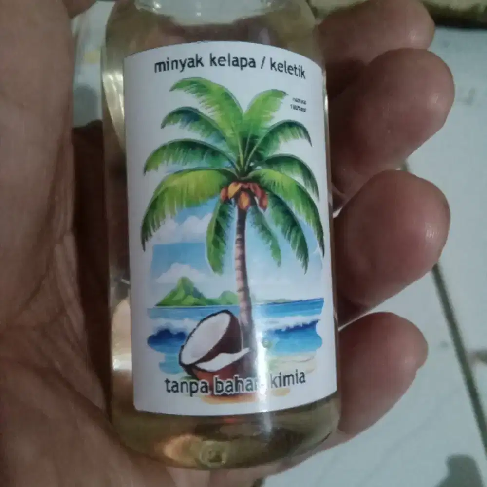 Minyak kelapa Murni Tanpa bahan Kimia