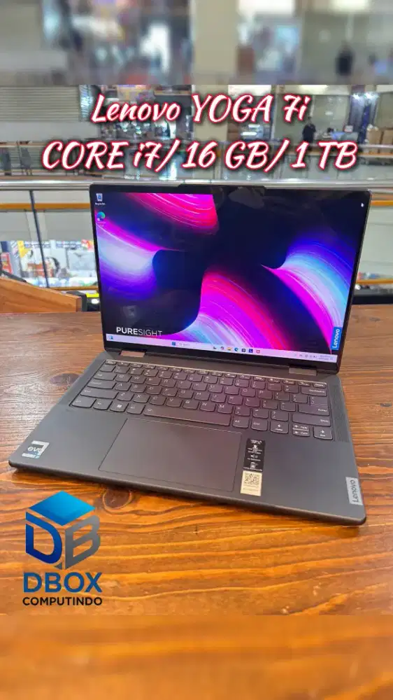 Lenovo YOGA 7i - Core i7 Gen 12 - RAM 16 GB/ SSD 1 TB