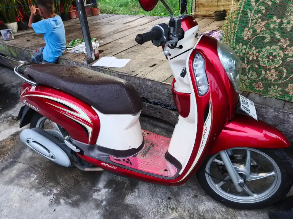 Honda Scoopy injeksi THN 2014 plat AB sleman