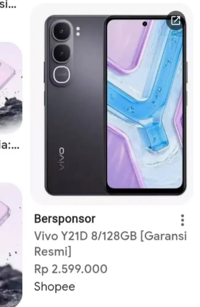 vivo y21d keluaran baru