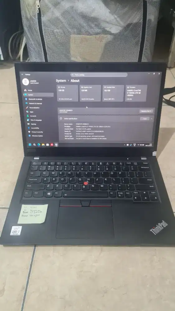 Lenovo Thinkpad X13 16gb i7 gen10