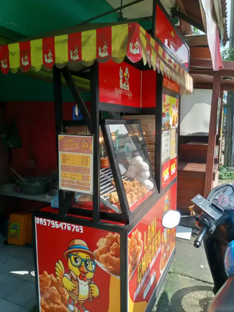 GEROBAK JUALAN AYAM GORENG