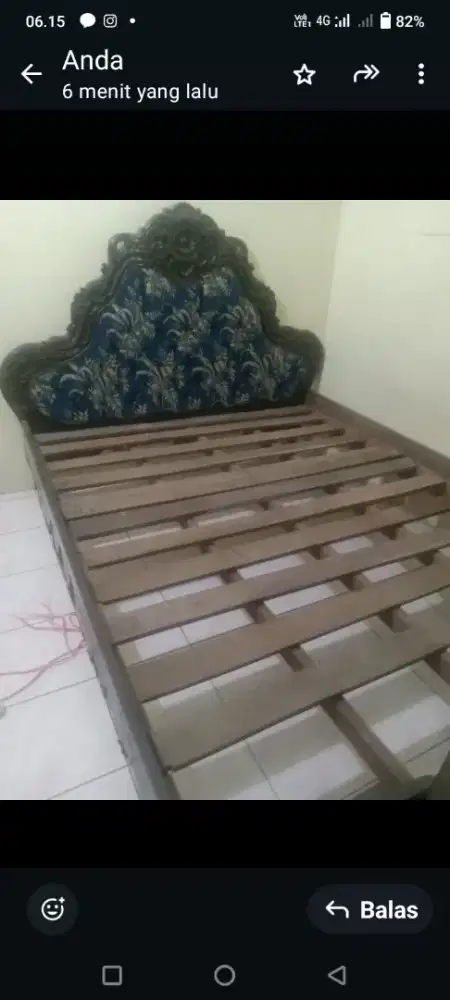 Dipan jati ukir antik