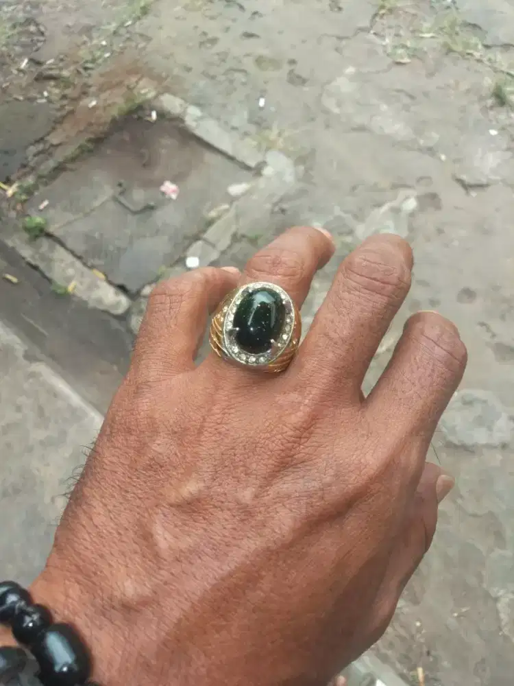 Batu akik black opal