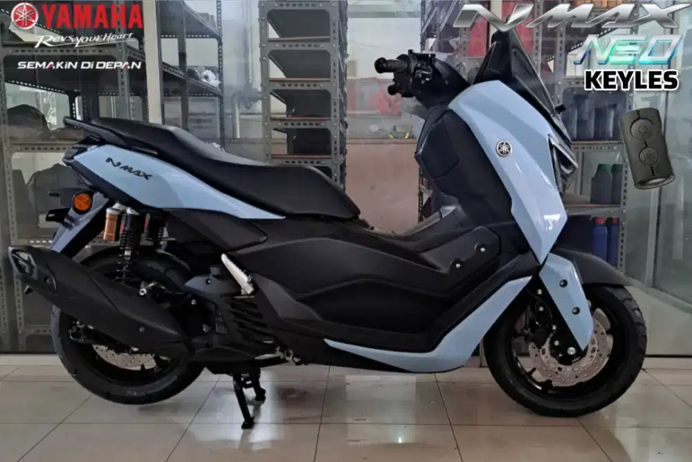 [ Motor Baru ] Nmax neo s keyles biru langit