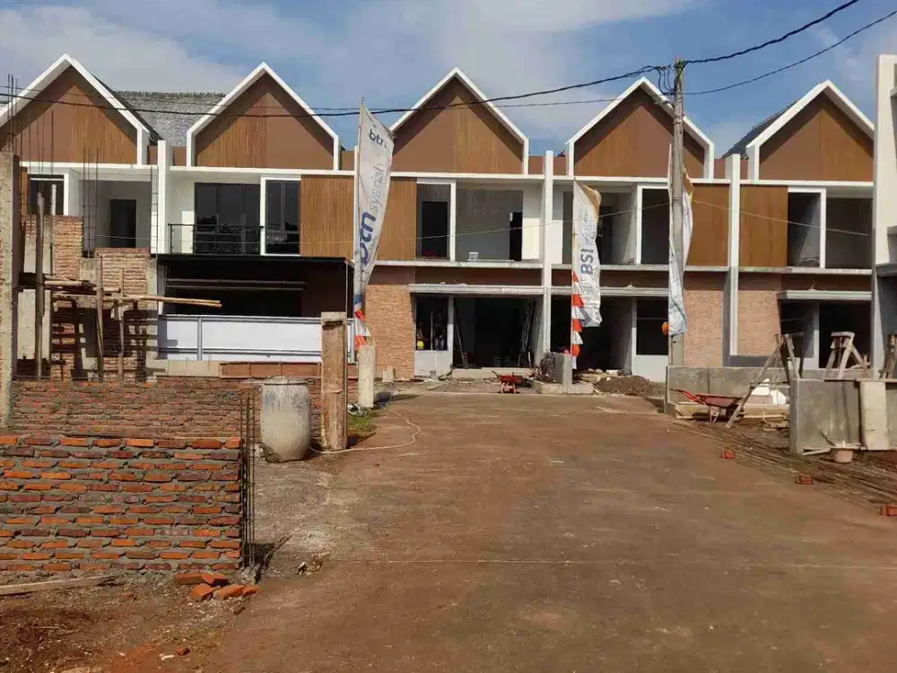 Rumah cluster modern unit ready stok siap huni akses lebar dekat ke tol jatiasih