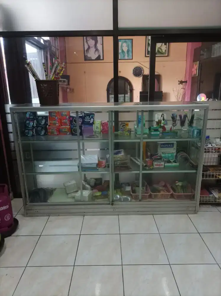 Jual etalase rak kaca