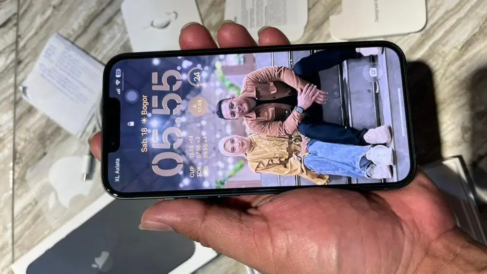 Iphone 13 Ibox, 128 GB, Ios 26.0, Hitam, Mulus, Like New Full Set 100%